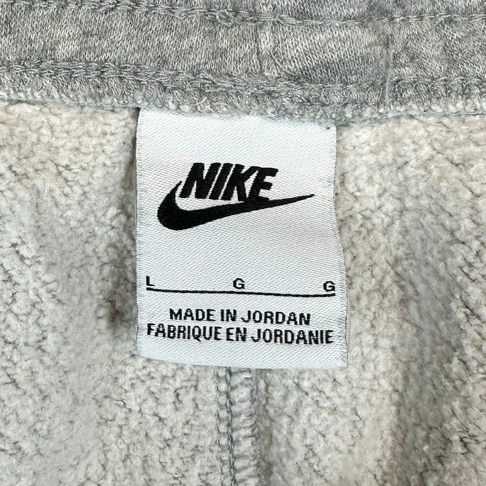 Nike Sweatpants Mens L Gray Sportswear Club Fleece Joggers Vintage 0379